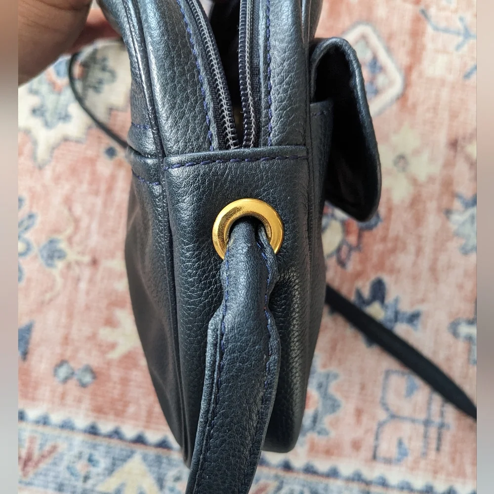Longchamp Navy Blue Crossbody Bag